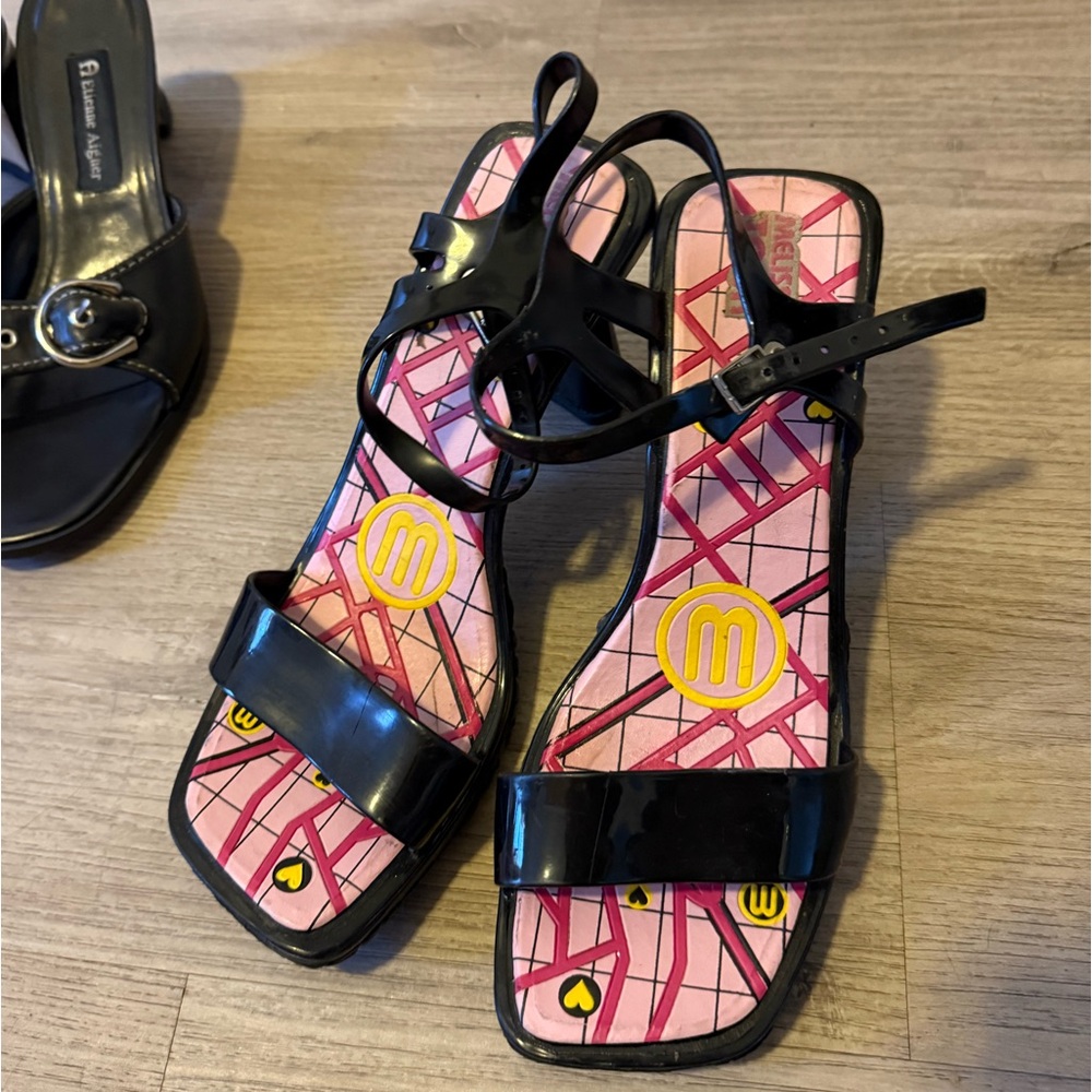 Melissa Tour Black Heels - Size 9